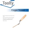 Toolty Tuck Pointer Trowel, Stainless Steel Finger Pointing Trowel, Hand