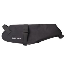 Durohaus Saddlebag 6.6 gal (2 L), Premium Waterproof Material, 600D TPU (Genuine Japanese Domestic Product) True Black