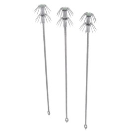 lahomia 3pcs Saltwater Hard Fishing Lures Luminous Glow Squid Octopus Jig Baits Hook