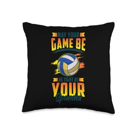 Volleyball Beach Volleyball Indoor Volleyball Middle Blocker Throw Pillow