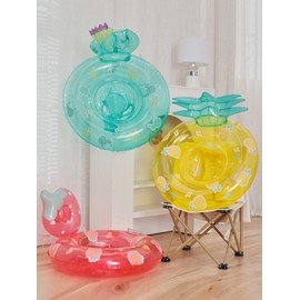 Infant/Toddler Fruit Swimming Ring with Seat - Kids Pineapple Float Baby LF2745 Handle Strawberry Armpit Ring [15.00 Kg-37.50 Kg] 10ea