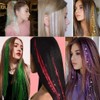 Hair Tinsel Silver 50inch 8packs 1600 Strands Tinsel Hair Extensions