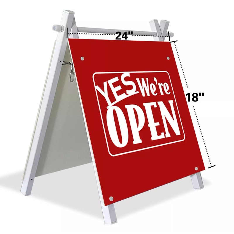 AD. Printing Materials Store 24" x 18" 2 UNITS WHITE