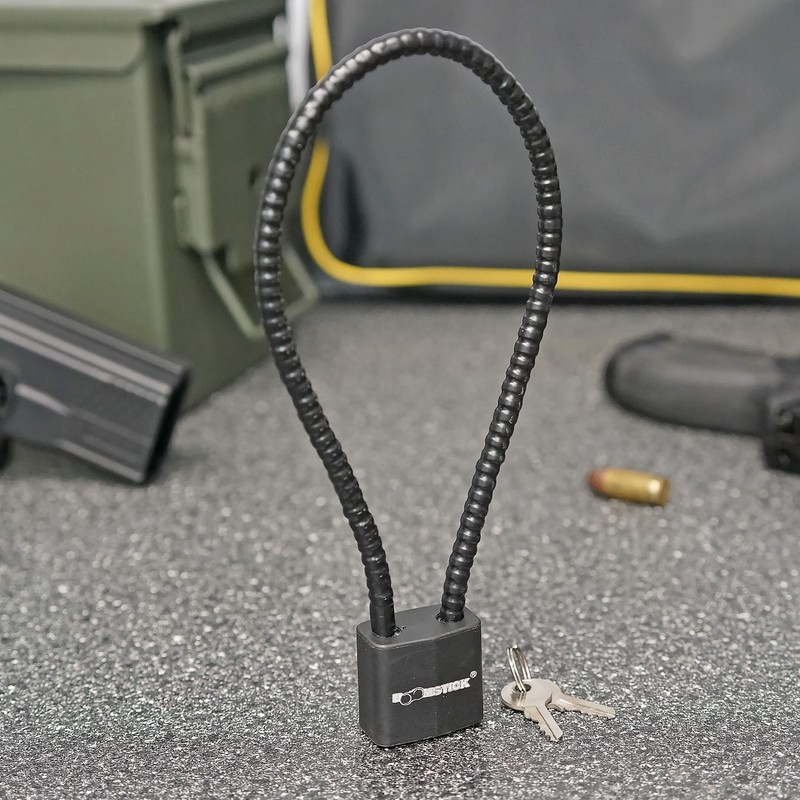 BOOMSTICK Cable Gun Lock - Keyed Different - 15" Cable
