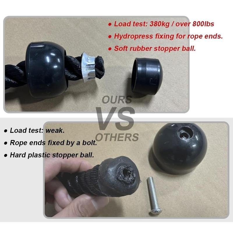 Tricep Rope 27 & 36 inches 2 Colors Fitness Attachment
