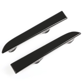 CNNELL Front Bumper Headlight Grille Filler Trim Panels Set RH & LH Replacement Pair Compatible with Toyota Tacoma 2/4wd 2001-2004 TO1088108 TO1089108