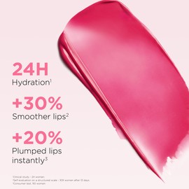 Clarins NEW Lip Oil Balm | Nourishes, Hydrates, and Visibly Plumps | Natural, Sheer Finish and Shine | 99% Skincare Formula and 96% Natural Ingredients | Contains Hydrating Peptide | 0.1 Ounce