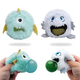 Plush Stress Ball, TOTCOZY Squishy Fidget Toys for Kids Adults, Cute Stuff Sensory Toys for Stress Relief, Calming, Focus, Autism and ADHD