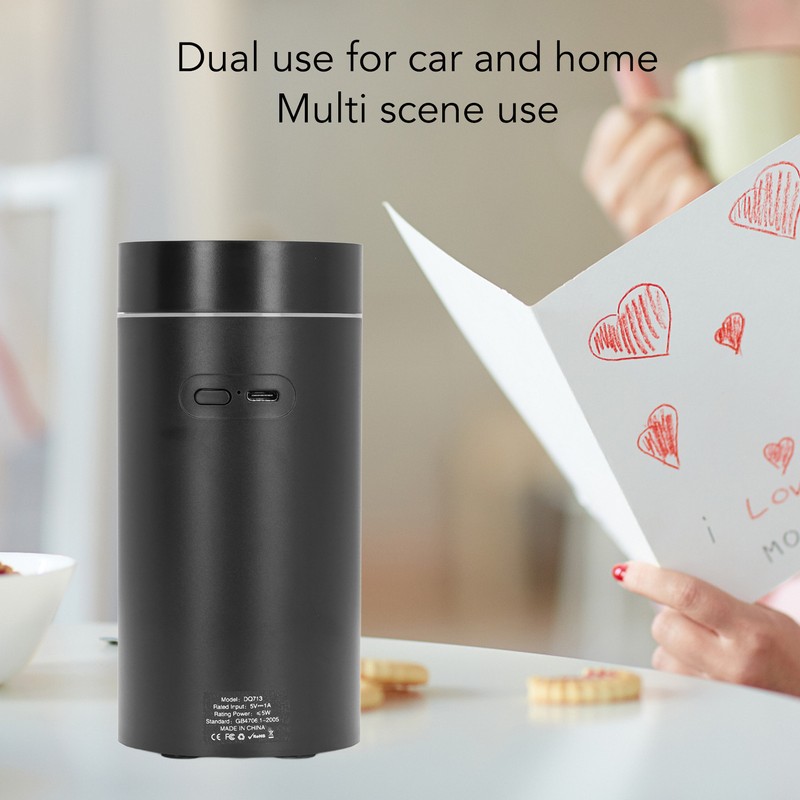Car Diffuser USB Powered Automatic 2000mAh with 7 Colors Lights