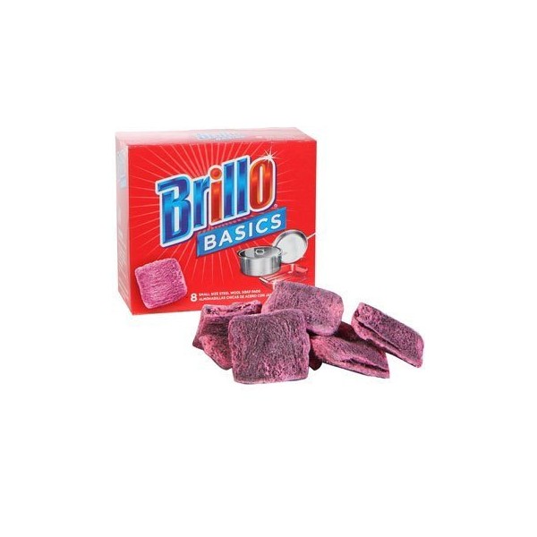 Brillo Brillo Basics Steel-wool Soap Pads, Two 8-ct. Boxes