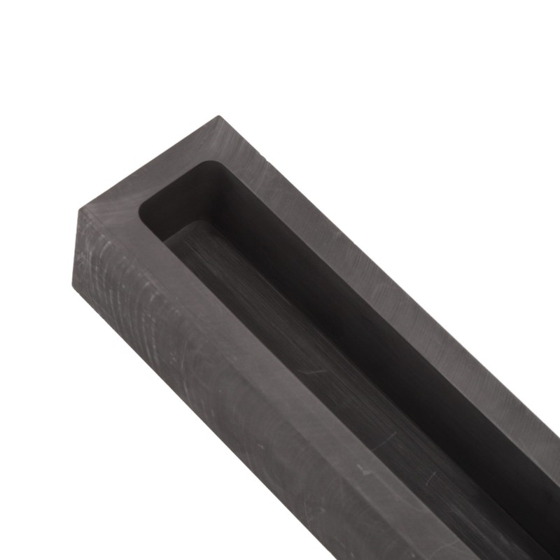 Ingot Graphite Mould Long Handle Graphite Fused Gold 6.6 Lb