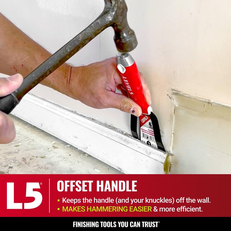 LEVEL5 4” Trim Puller & Multi-Tool | Baseboard and Trim