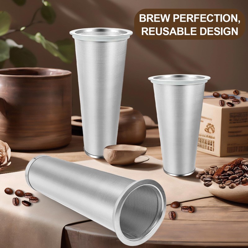2 PCS Cold Brew Coffee Filter, 304 Stainless Steel Food