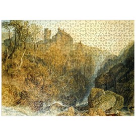 MyPuzzle Rosslyn Castle - Premium 500 Piece Jigsaw Puzzle - Made in USA