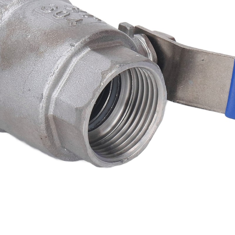 Ball Valve Female Male Thread 3/4in Stainless Steel Good Sealing