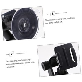 CAXUSD Car Camera Mount Action Camera Car Mount Suction Cup Windshield Window Holder