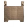 Tasmanian Tiger TT Carrier Panel LC Replacement Front Panel with Lasercut Molle System for Plate Carrier, Coyote Brown