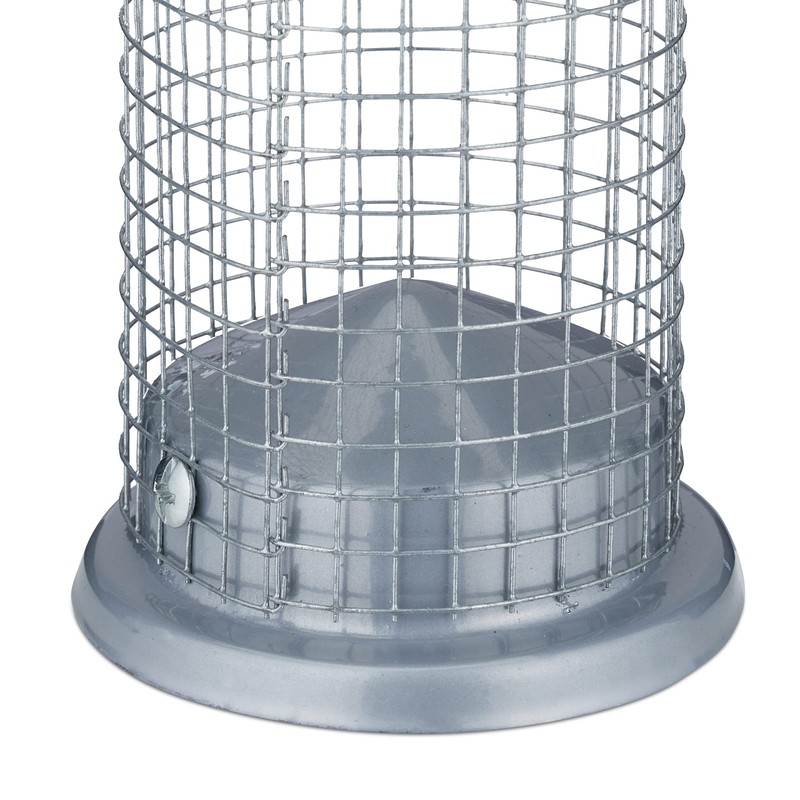 Relaxdays Bird Feeder Set of 2 for Peanuts, Mealworms, for