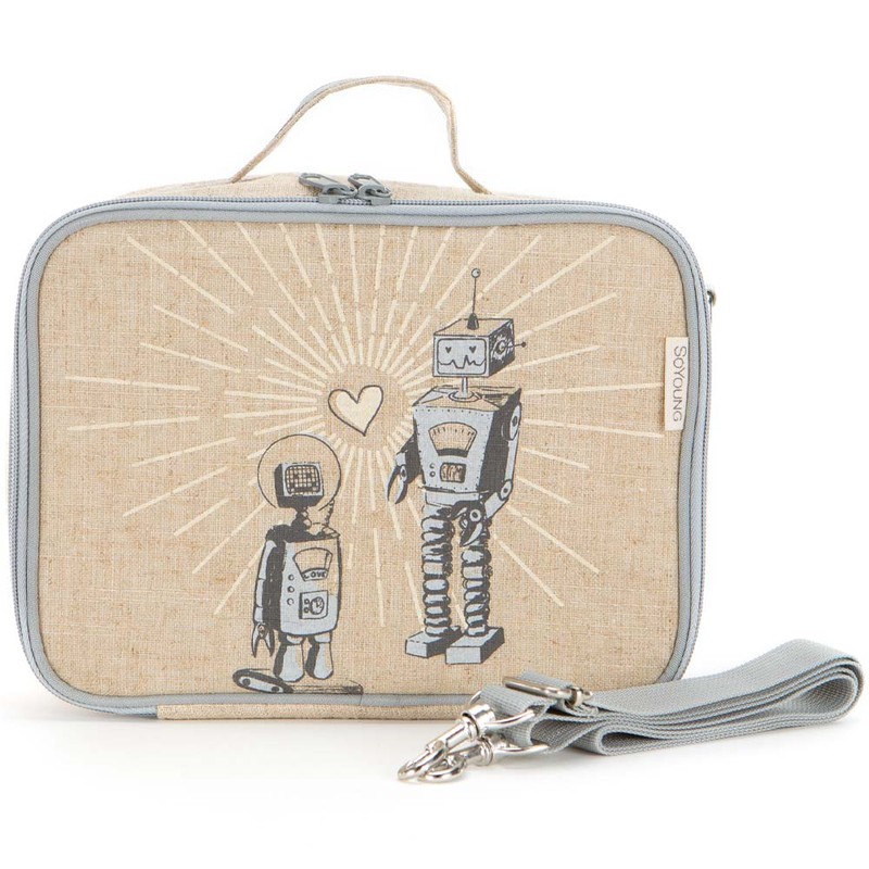 SoYoung Insulated Lunch Box - Toxin Free Lining, Washable Linen