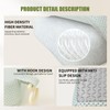 Gwremzlox Shower Seat Cushion,Thickened Shower Chair Cushion 4D Air Fiber