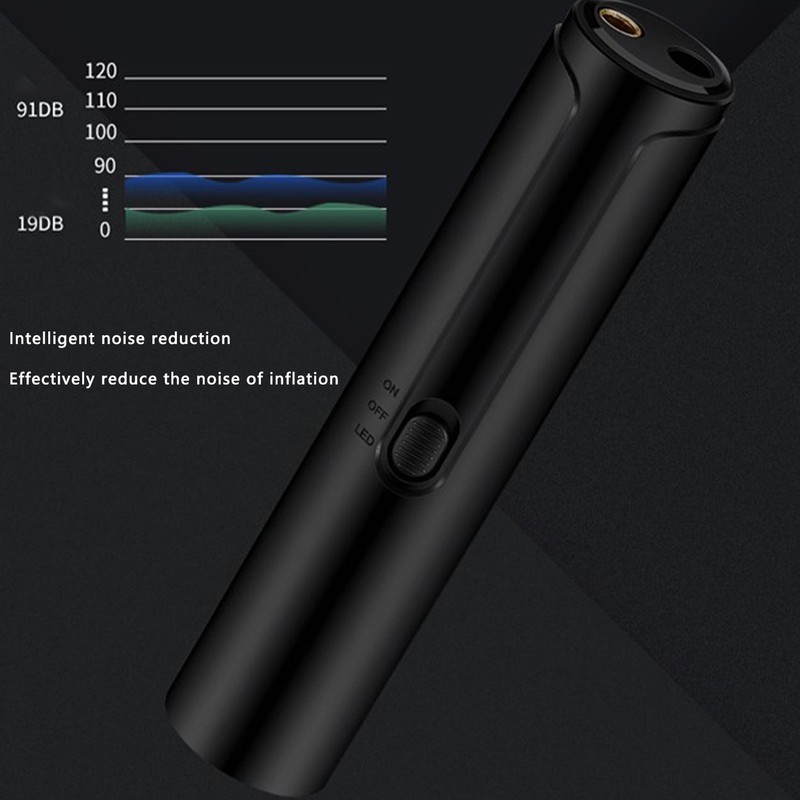 Portable Electric Inflatable Pump with LED Light Multifunction Swim Ring