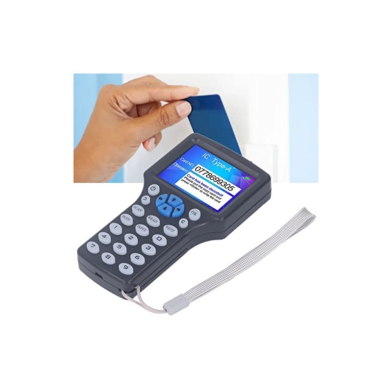 Reader Copier Duplicator, Black NFC Card Reader with UID Keyring