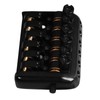 Headless Guitar Bridge Tailpiece Fixed 6 String Electric Guitars Roller