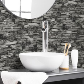 20PCS 3D Wall Panels Peel and Stick Foam, Self-Adhesive Decorative 3D Brick Wallpaper Wall Covering, Faux Stone Wall Panel Foam Brick for Living Room, Kitchen, Bathroom