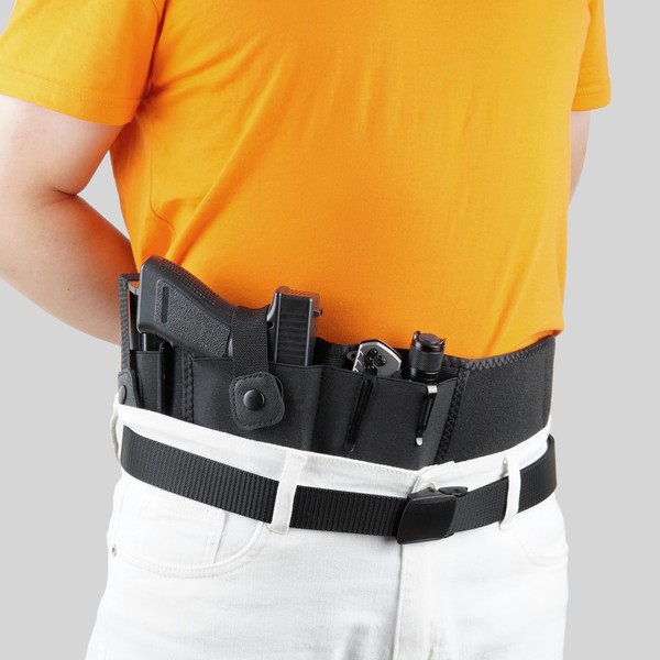 AUGOOL Belly Band Holster Belly Band Waist Pistol Holster for