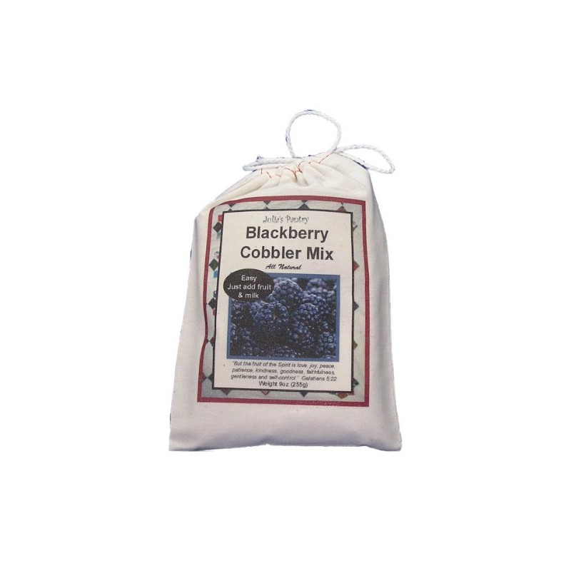 Blackberry Cobbler Mix, 9oz Cloth Gift Bag