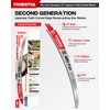 15 Inch 6TPI Japanese Teeth Reciprocating Saw Blade Set,Curved Edge