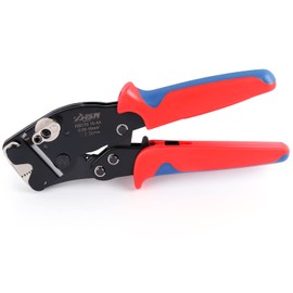 Zhushan Crimpadora de virola de carga frontal 16-4A de 30-5AWG (0.08-16mm²) para mangas de extremo de alambre y terminal de extremo de alambre