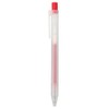 Mu-in Ryohin Smooth Writing Gel Ink Ballpoint Pen, Red, 0.5mm