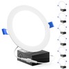Sunco 6 Pack Recessed Lighting 6 Inch LED, Canless Ceiling