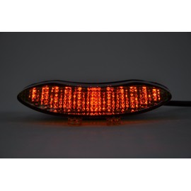 TOPZONE LED Brake Taillight Integrated Turn Signal For Triumph 2005-2011 Street Triple 675, 2008-2010 Speed Triple, Speed Triple R(Smoke Color)