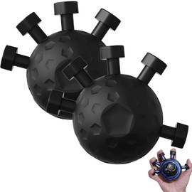 ‌2 Piezas Fortalecedor de Agarre Mano y Antebrazo, Ejercitadores de Dedos para Ejercicio Físico, Grip Boost y Rehabilitación, Entrenador Fuerza Mano Hand Grip Trainer & Forearm Endotrainer