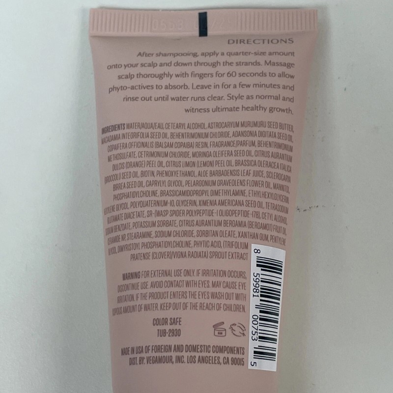 Vegamour Gro Revitalizing Shampoo And Conditioner Set Travel Size 1.7