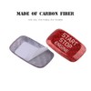 HIBEYO Carbon Red Push Button Start Stop Switch for Volvo