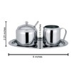 Cuisinox 5-Piece Cream and Sugar Set, Stainless Steel