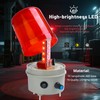 24V Industrial Rotating Warning Light LED Red Strobe Light for