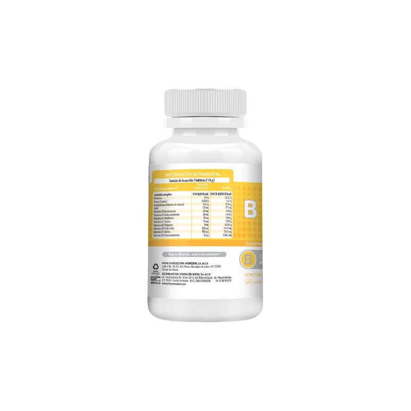 HEALTHADDICTION - Complejo B Vegano B Complex, Vitaminas B1, B2,