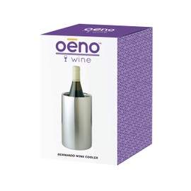 Oenophilia Bernardo Wine & Champagne Cooler Chiller - Double Walled, Stainless Steel Design Keeps Bottles Cold for Hours
