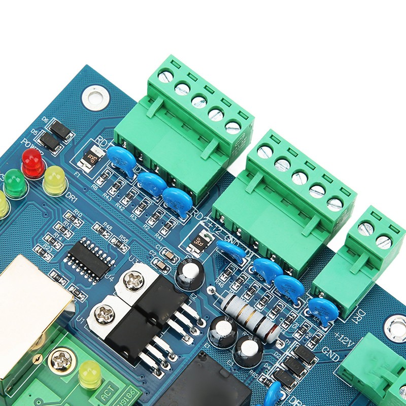 2 Doors Access Controller PCB Remote Controlling Security Network Access