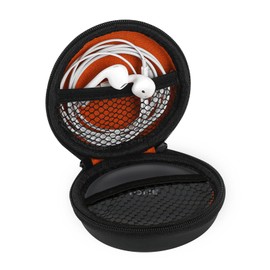 Geekria Shield Earbuds Case Compatible with LG Tone Free T90/T90S T80 True Wireless Earbuds, Replacement Hard Shell Travel Carrying Bag with Cable Storage (Black)