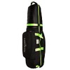 Caddymatic Hard Top Shell Padded Travel Cover with Wheels, Black/Neon