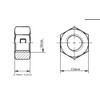 M8 Hexagon Full Nuts A4 Marine Grade Stainless Steel DIN