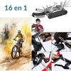 Multifunction Tool Bicycle Key - Repair Kit Black Stainless Steel