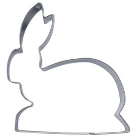 Staedter Lying Rabbit Cookie Cutter, 6 cm, Stainless Steel, Silver, 30 x 30 x 30 cm