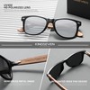 KINGSEVEN New Black Walnut Sunglasses Wooden Polarized Sunglasses Men Glasses