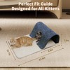 MEOWSAN Felt Cat Scratching Pad & Tunnel Sisal Mat Combo
